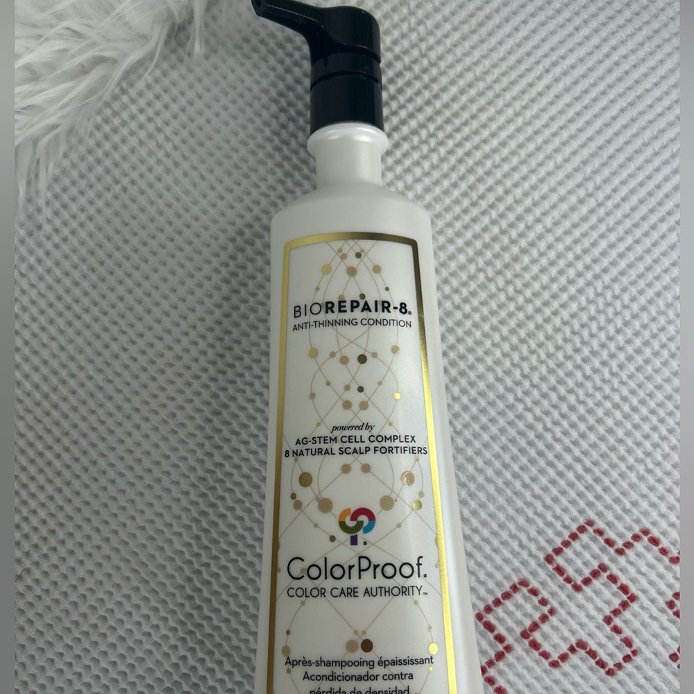 Colorproof BIOREPAIR-8 ANTI-THINNING CONDITION 25.4 fl oz / 750 ml New with Pump